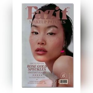 Rose Gold Glitter Freckles Makeup Patches